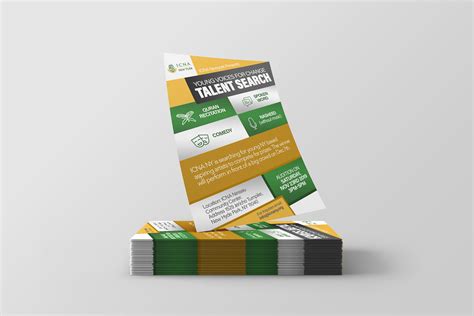 Icna Ny Talent Search Flyer On Behance