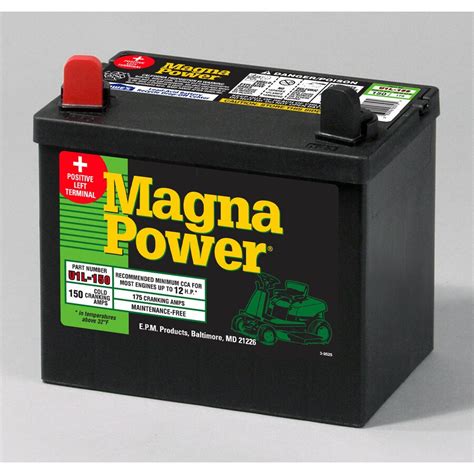 Magna Power 12 Volt 175 Amp Lawn Mower Battery At
