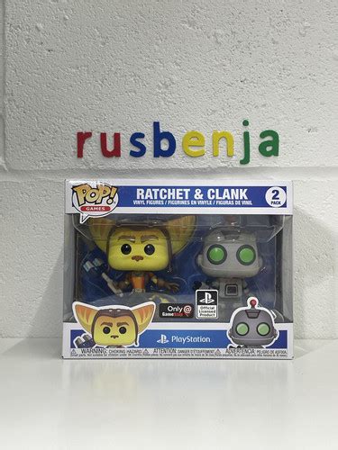 Funko Pop Games Ratchet And Clank Playstation 2 Pack Rusbenjapops