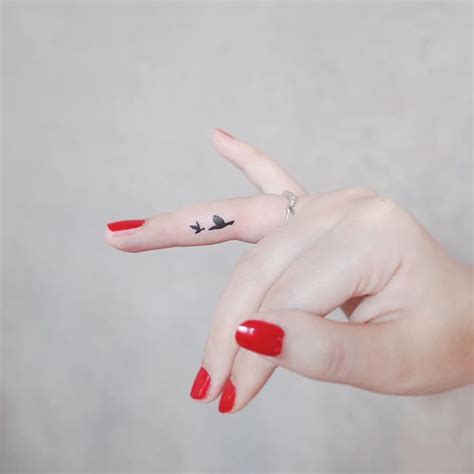 Where can i get a small bird tattoo? Tiny Tattoos by South Korean Artist Witty Button | Tattoodo