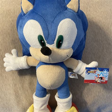 Sega Prize Europe 15 Sonic The Hedgehog Sonic X Plush W Tag Ebay