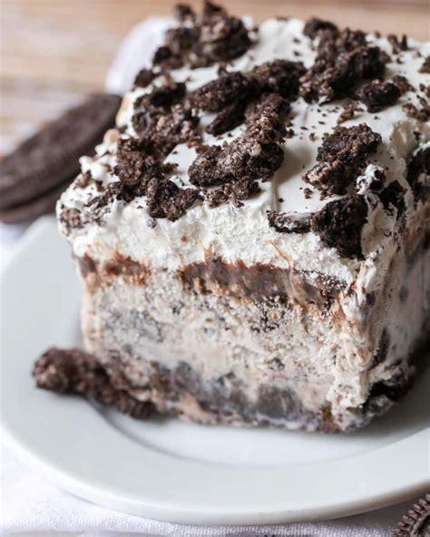 Oreo Ice Cream Cake Just 5 Ingredients Lil Luna