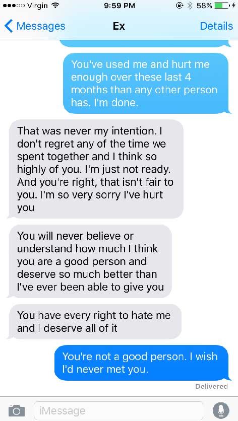 This Is How We Break Up 16 People Share The Final Text Message From Their Ex Thought Catalog