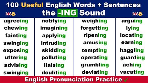English Pronunciation Practice 100 Useful English Words Sentences