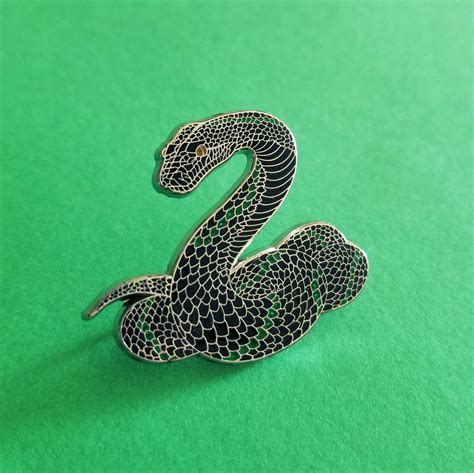 The Snake Enamel Pin Swish And Flick