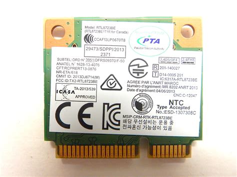 A complete list of available wireless device drivers for realtek rtl8723be. Купить Wi-Fi + Bluetooth модуль Realtek RTL8723BE ...