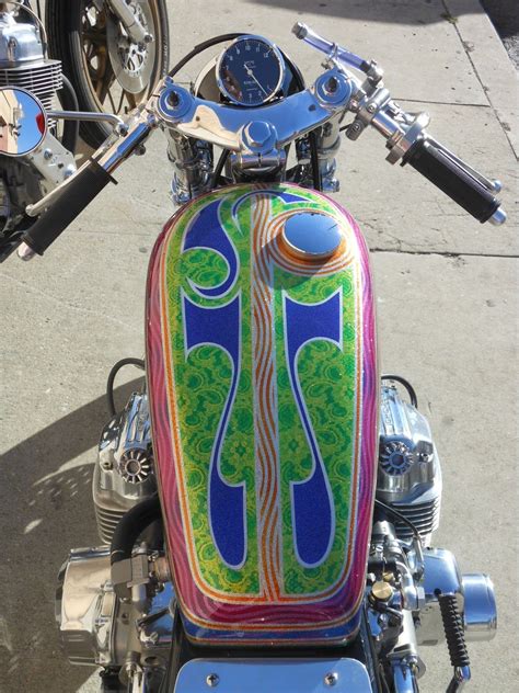 We offer any paint scheme for your vintage motorcycle, from the british cycles to the wild flame custom paint of a harley davidson. http://garageco.blogspot.com/ | Custom paint motorcycle ...