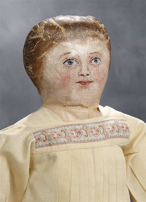 Expressions Auction May 6 2017 Large American Cloth Folk Doll With Oil Painted Face And