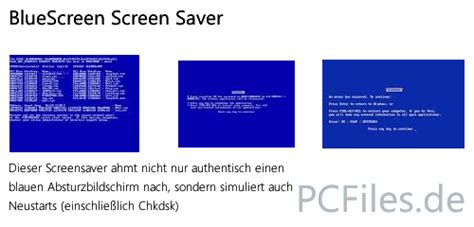 Bluescreen Screen Saver Jp Freeware