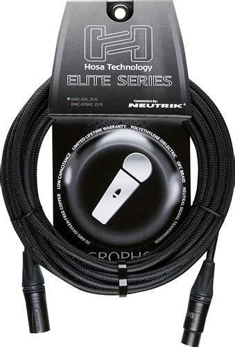 Hosa Technology Elite 25 Microphone Cable Emic 025 Best Buy