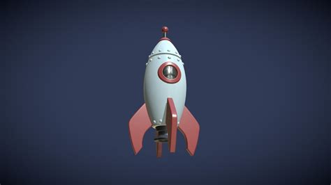 Cartoon Rocket Pbr Buy Royalty Free 3d Model By Skazok E1e1665