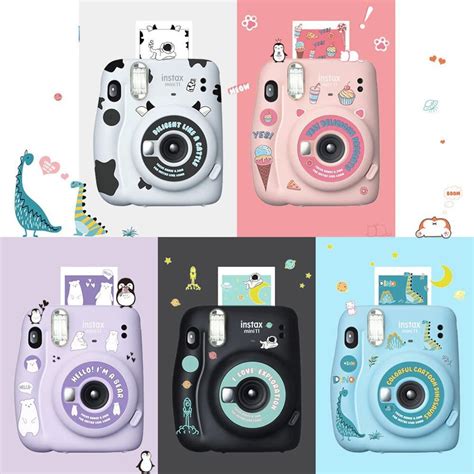 Fujifilm Instax Mini 11 Camera Sticker Set Cute Cartoon Etsyde
