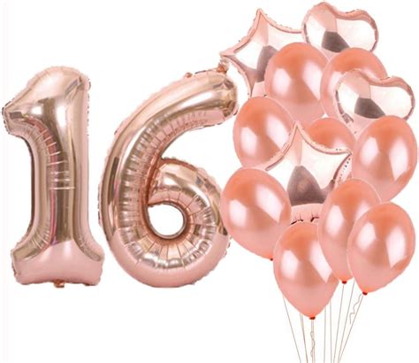 Sweet 16th Birthday Decorations Party Suppliesrose Gold