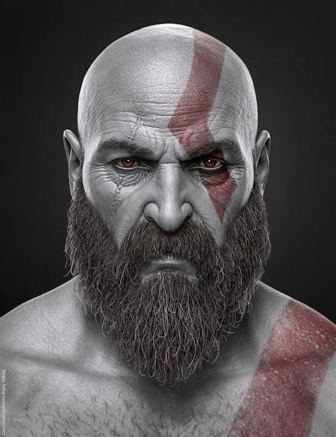 Artstation Kratos God Of War Sergey Solop Kratos God Of War God