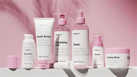 Emvy Skincare Comes With A Clean Look Cosmetic Packaging Design