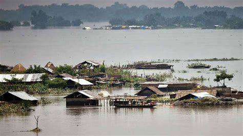 The Over A Month Long Devastating Flood In Assam Continued To Remain Grim With One More Death On