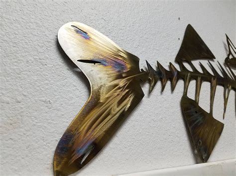 Snook Metal Wall Art Snook Skeleton Art Metal Fish Wall Art Metal