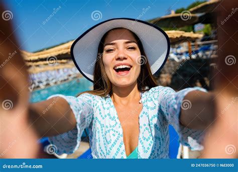 happy woman smiling and having fun at beach on summer vacation people travel sunbath concept