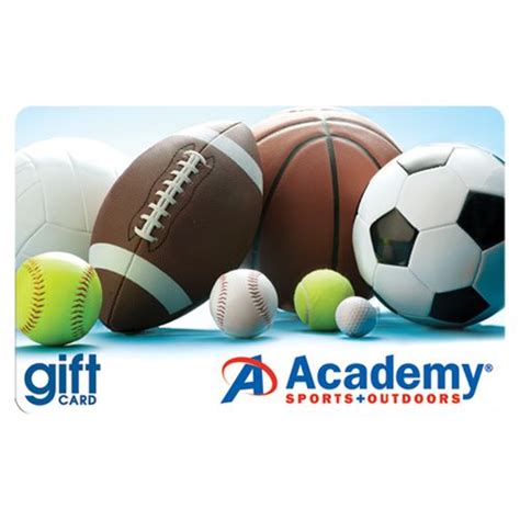 Open and use your new credit card at academy to get free standard shipping on orders $15+. Team Sports Academy Gift Card | Academy