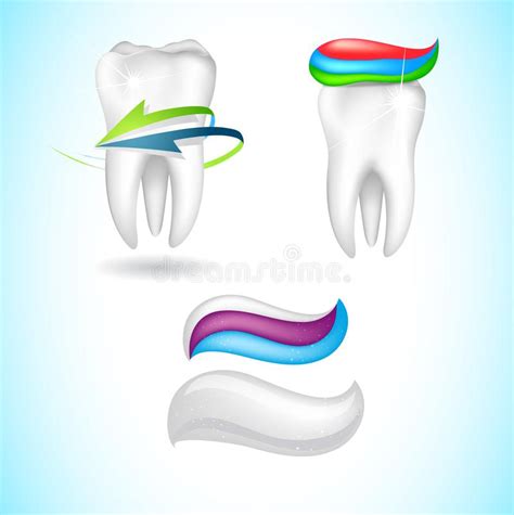 Protected Tooth 3d Icon Stock Vector Illustration Of Dentistry 100386200