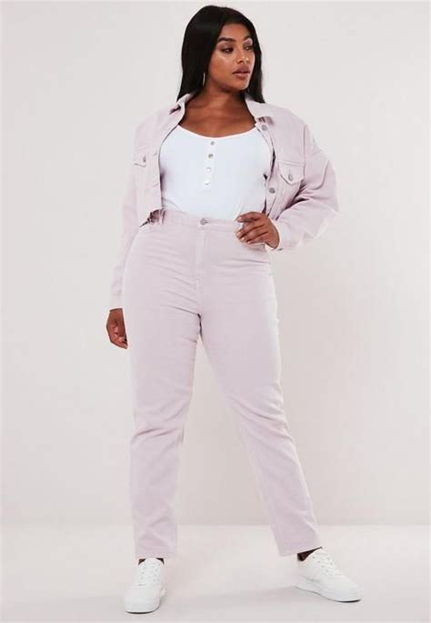 Missguided Plus Size Blush Co Ord Wrath High Waisted Jeans In 2021