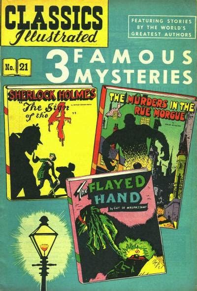 gcd cover classics illustrated 21 [hrn 62] 3 famous mysteries