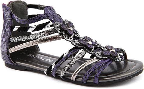 Girl Junior Skittles Butterglad Purple Gladiator Sandals Size 2 Amazon