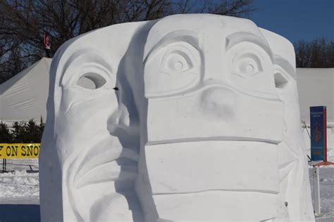 Snow Sculptures Festival Du Voyageur