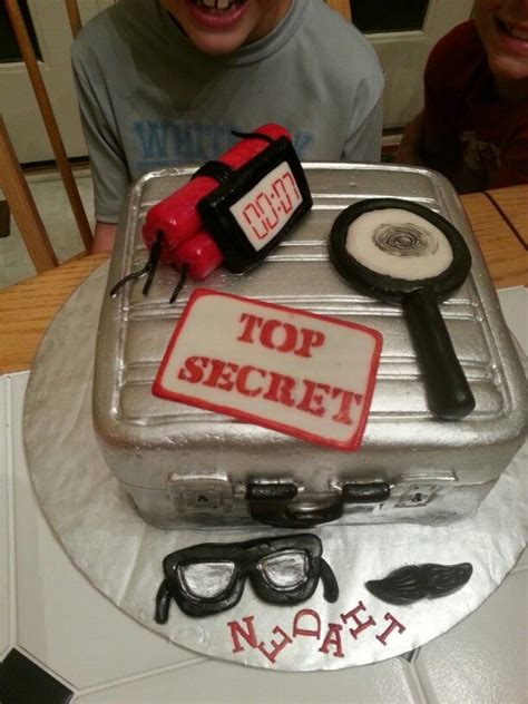 Spy Cake By Cakes With A Heart Spy Kids Party Spy Birthday Parties