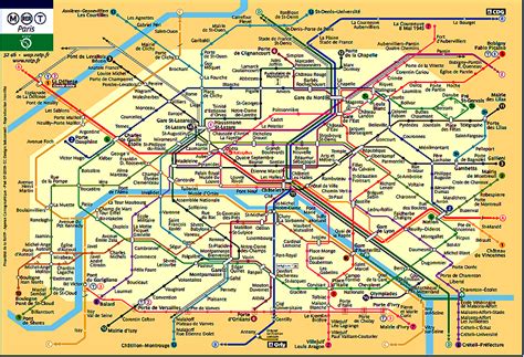 Carte Metro Rer De Paris Toutsurtoutpourtous
