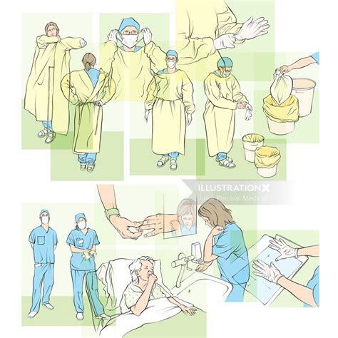 Hospital Hygiene | Illustration by Juliet Percival Medical