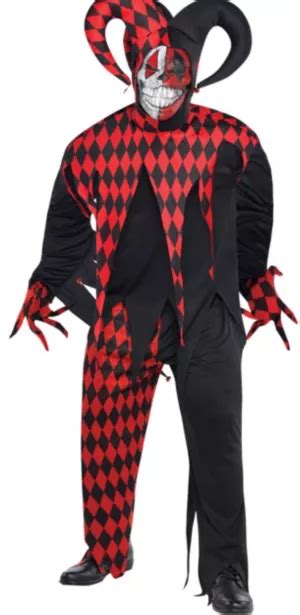 Adult Krazed Jester Costume Plus Size Party City