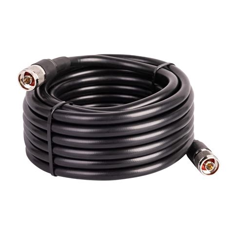 50ft Kmr400 Coax Extension Cable N Male To N Male Connector 50 Ohm