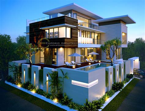 Photo Emporio Architect Jasa Arsitek Jakarta Desain Rumah Modern Tropis