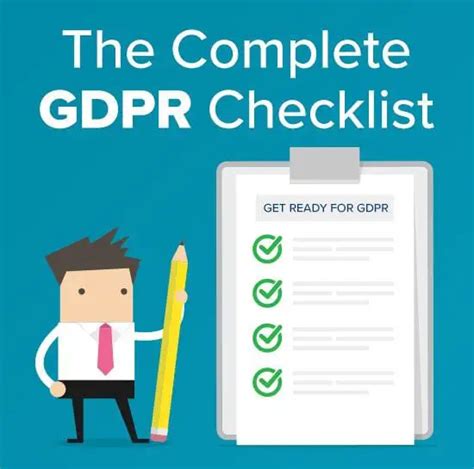 GDPR Compliance Checklist Must Have List Your Online Choises