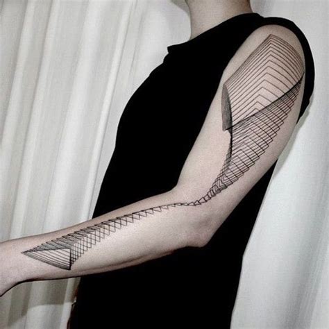80 Line Tattoos To Wear Symbolically Full Sleeve Tattoo Design Line