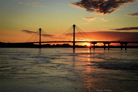 Clark Bridge Sunrise Photograph By Marty Mckay Fine Art America