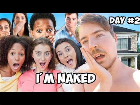 If Mrbeast Do Days Naked Challenge Mrbeast Youtube