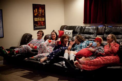 Movie Night At Christmas Pajama Party Graystone Castle Christmas