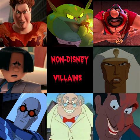 That said, the good folks at disney are not the lone creators of animated films. Non-Disney Villains - Childhood Animated Movie Villains ...