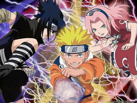 Team 7 Naruto And Sasuke Kakashi Anime Naruto Team 7 Time Skip