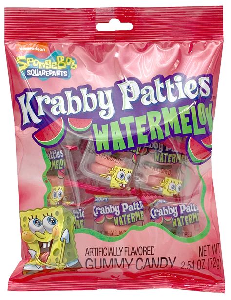 Spongebob Squarepants Watermelon Krabby Patties 254 Oz Bag All City
