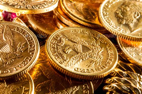 Jewels And Gold Coins Stock Photo By Netfalls Photodune