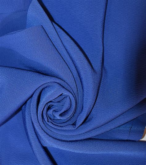 Silky Solids Textured Polyester Crepe Fabric Solids Joann