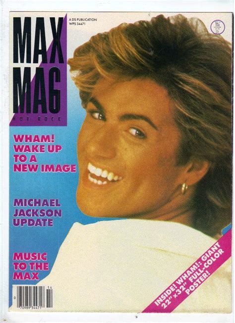 Wham Max Mag Poster Magazine 1985 George Michael Wham George