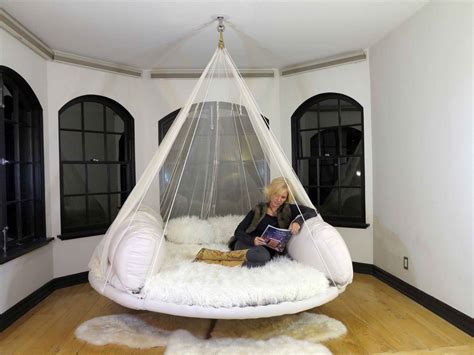 Hammock chairs are another great alternative to spruce up your interior and add a relaxing feel. Indoor Floating Bed in the Artist Formerly Known as Prince ...