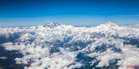 Matteo Colombo Travel Photography Aerial View Of Himalaya Range With