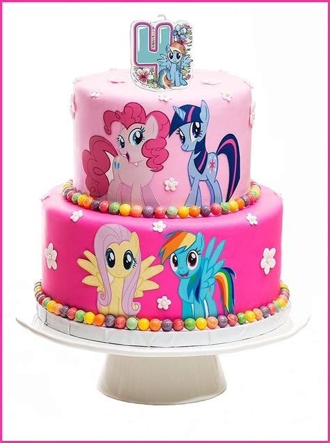 It's time to join her for a super fun cooking experience in the kitchen to learn a new and fun recipe for a dessert. New "My Little Pony: The Movie" Rainbow Dash Number 4 Cake ...