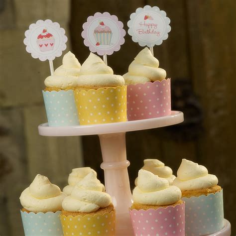Cupcake Toppers By Feather Grey Parties