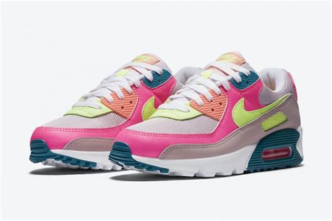 Nike Air Max 90 Wmns Pink Dark Teal White Release Date Sneaker Novel